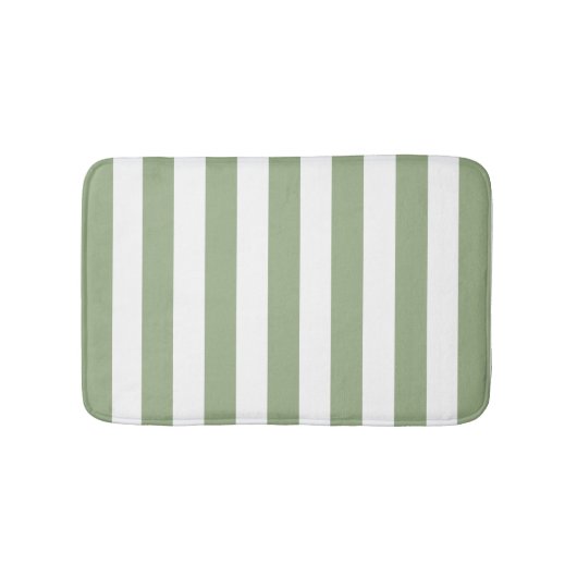 Dicke vertikale Streifen und weiß gestreift Badematte (Vorderseite)