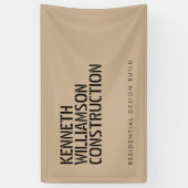 Dicke verzinkte Bauleuchte Tan Banner (Vertikal)