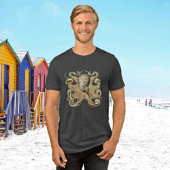 Dicke Vintage Octopus-Tri-Blend-Shirt Hoodie