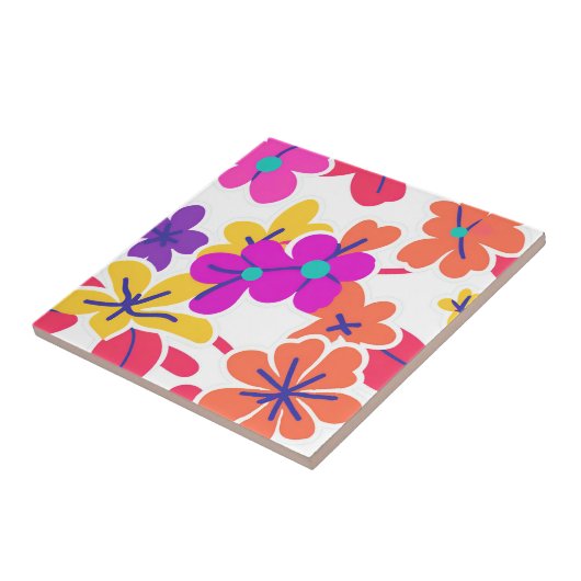 Dicke Y2K-Wildblume Vibraning Spring Decor Fliese (Seite)