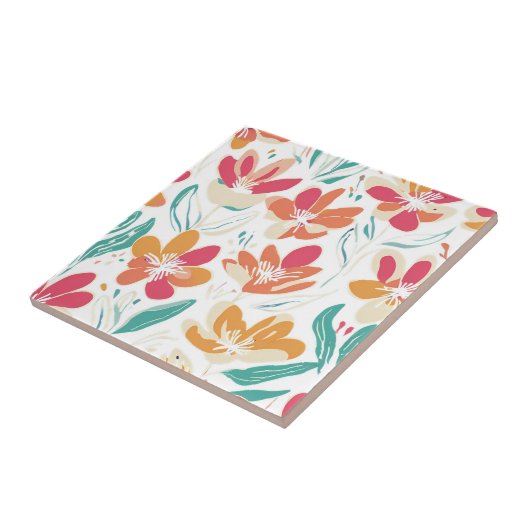 Dicke Y2K-Wildblume Vibraning Spring Decor Fliese (Seite)