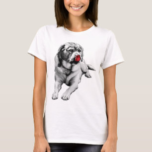 Dicke Zunge - Grafischer Spaß T-Shirt