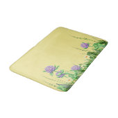 Dicken auf Gelb Badematte (Schrägansicht)