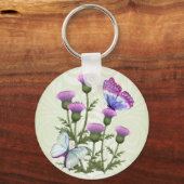 Dicken und Schmetterlinge Schlüsselanhänger (Vorderseite)