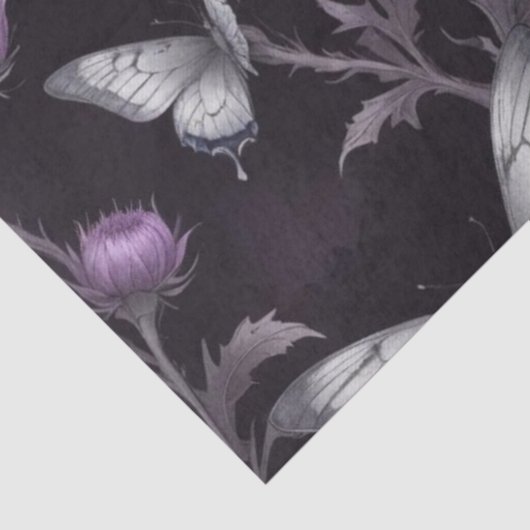 Dicken und Schmetterlinge Seidenpapier (Detail)