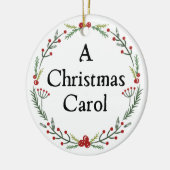 Dickens A Christmas Carol Personalisiert Keramik Ornament (Links)