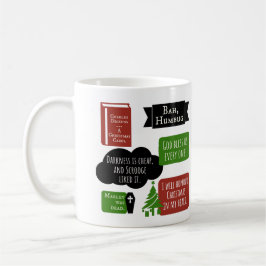 Dickens A Christmas Carol Personalisiert Scrooge Kaffeetasse