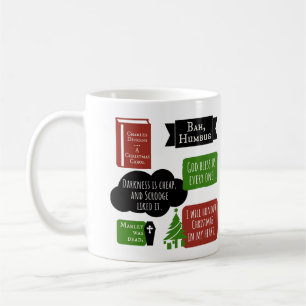 Dickens A Christmas Carol Personalisiert Scrooge Kaffeetasse