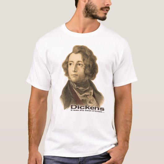 Dickens-Am besten von Zeiten ShirtSepia T-Shirt (Vorderseite)