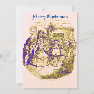 Dickens Christmas Card Feiertagskarte