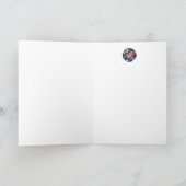 Dickens Christmas Scrooge Mouse Watercolor Art Karte (Innenseite)