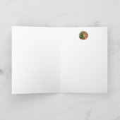 Dickens Christmas Tree Trimming Mouse Art Karte (Innenseite)