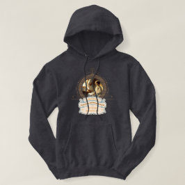 Dickens Copperfield Zitat Gold Blau Kapuzenpullove Hoodie
