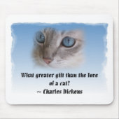 Dickens Katze Mousepad (Vorne)