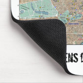 Dickens London Map Mousepad (Ecke)