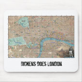 Dickens London Map Mousepad (Vorne)