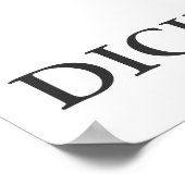 Dickens Offspring Poster (Ecke)