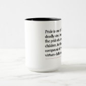 Dickens Quotes - Tasse der Mutterschaft (Zentrum)