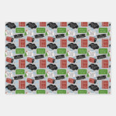 Dickens Scrooge A Christmas Carol Funny Bah Humbug Geschenkpapier Set (Vorderseite 3)