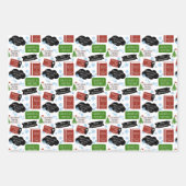 Dickens Scrooge A Christmas Carol Funny Bah Humbug Geschenkpapier Set (Vorderseite 2)