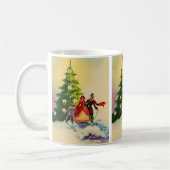 Dickens style Christmas illustration Kaffeetasse (Links)