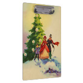 Dickens style Christmas illustration Klemmbrett (Rechts)