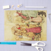 Dickens Weihnachtscarol-Seidenpapier 7 Seidenpapier (Handwerk)