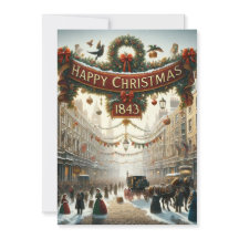 Dickensian Inspiriert ‘Happy Christmas Cards’