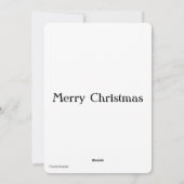 Dickensian WeihnachtsCarolers, die flache Karte (Rückseite)