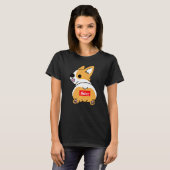 Dicker Corgi Hintern Hund Corgi Geschenk T-Shirt (Vorne ganz)