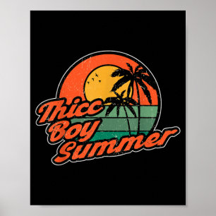 Dicker Jungen Sommer Lustiger Sommer Sarkastisch V Poster