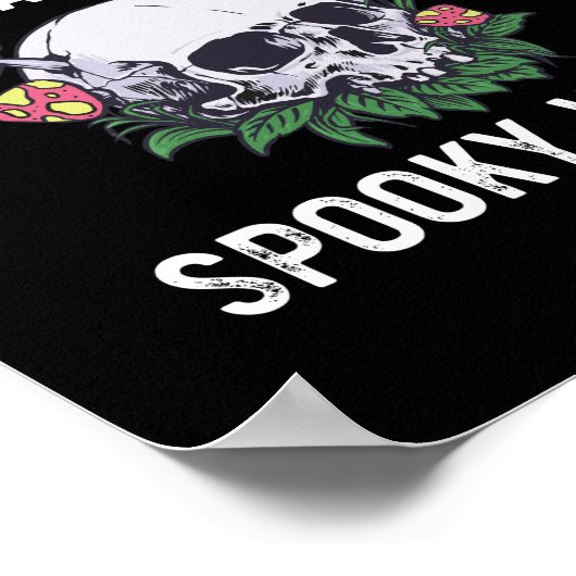 dicker Oberschenkel und unheimliche Bläschen Hallo Poster (Ecke)