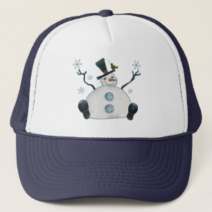 Dicker Schneemann Truckerkappe