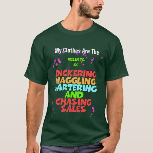 Dickering Hagglage Bartering Forest Green T-Shirt (Vorderseite)