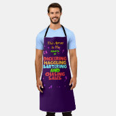 Dickering Haggling Bartering Lila Funny Koch Schürze (Getragen)