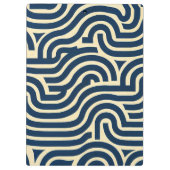 dickes, glattes Muster Rot, Gelb, Blau, Klemmbrett (Rückseite)