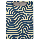 dickes, glattes Muster Rot, Gelb, Blau, Klemmbrett (Vorderseite)