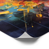 dickes Herz mit Tropfen Poster (Ecke)