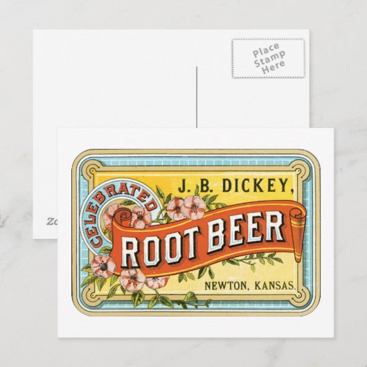 Dickey Root Beer Postkarte (Vorne/Hinten)