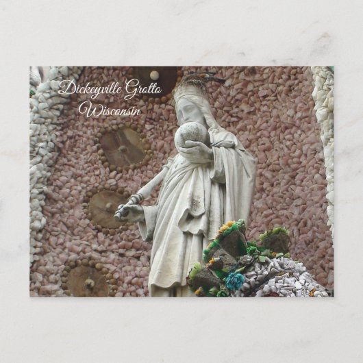 Dickeyville Grotto Wisconsin Postcard Keepake Postkarte (Vorderseite)
