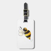 Dickflügelige Hummel Gepäckanhänger (Vorderseite vertikal)