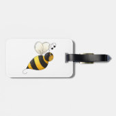 Dickflügelige Hummel Gepäckanhänger (Rückseite horizontal)