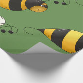 Dickflügelige Hummel Geschenkpapier (Ecke)
