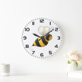 Dickflügelige Hummel Große Wanduhr (Zuhause)