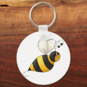 Dickflügelige Hummel Schlüsselanhänger (Vorderseite)