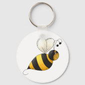 Dickflügelige Hummel Schlüsselanhänger (Rückseite)