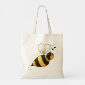 Dickflügelige Hummel Tragetasche (Rückseite)