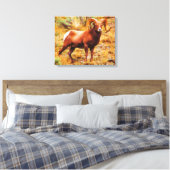 Dickhornschaf Leinwanddruck (Insitu (Schlafzimmer))