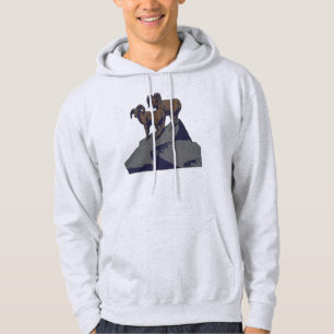 Dickhornschafe American West Wildlife Hoodie
