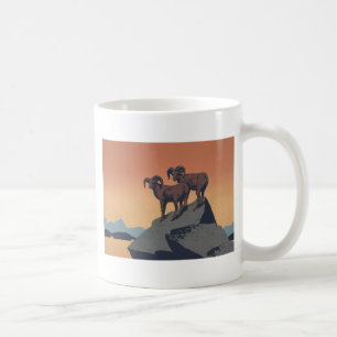 Dickhornschafe American West Wildlife Kaffeetasse